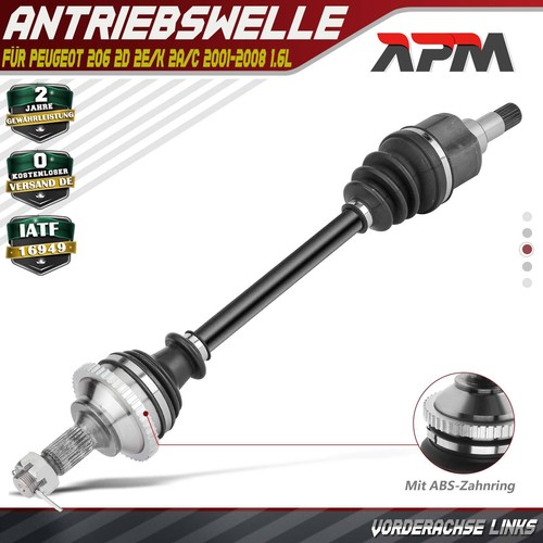 Antriebswelle vorne links - links, mit